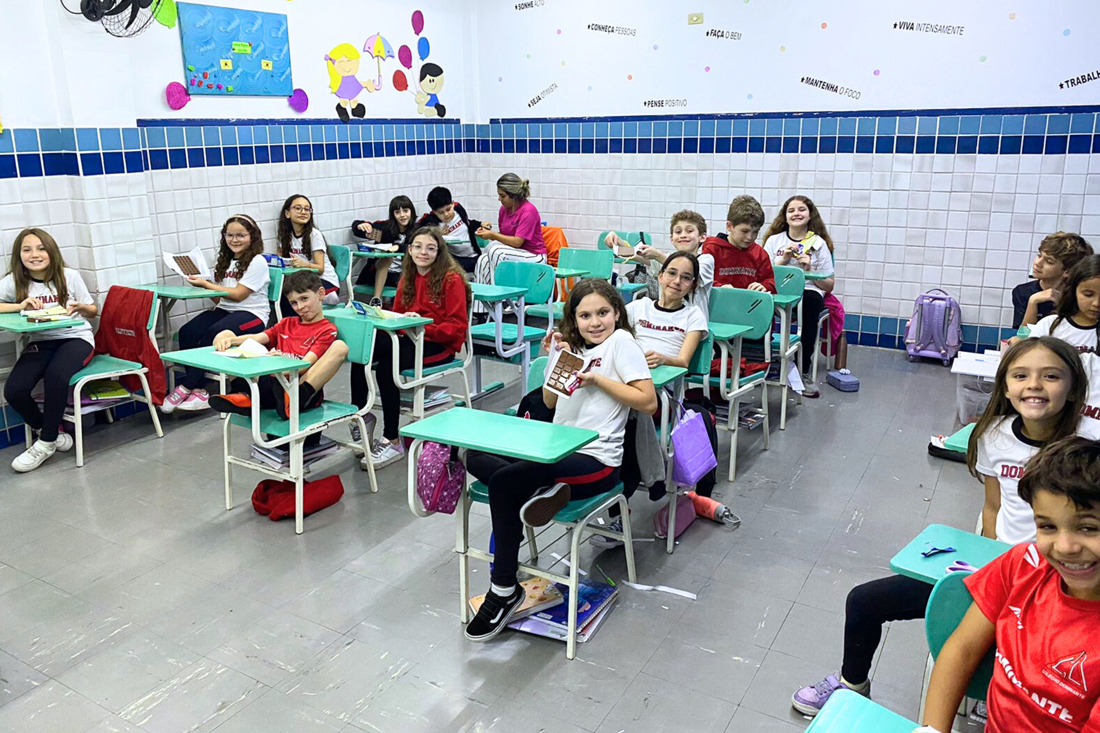 23/9/2025 – Aprendendo Fração com Chocolate! 4º ano B