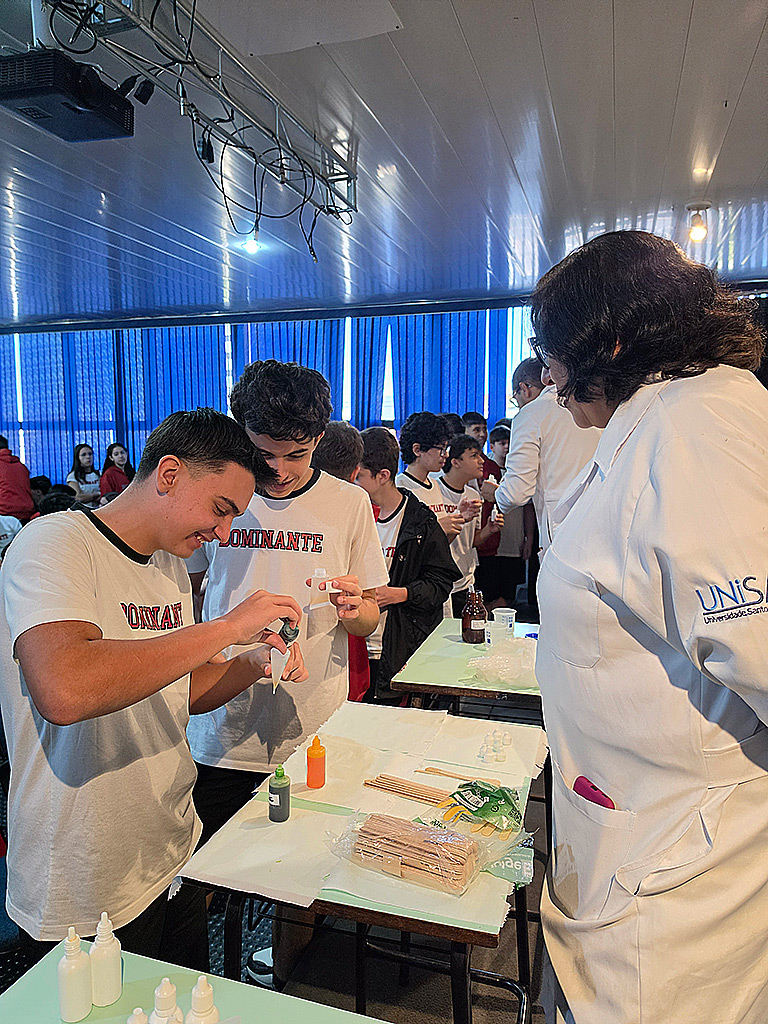 19/8/2026 – Palestra UNISA – Farmácia + Oficina de Álcool em Gel